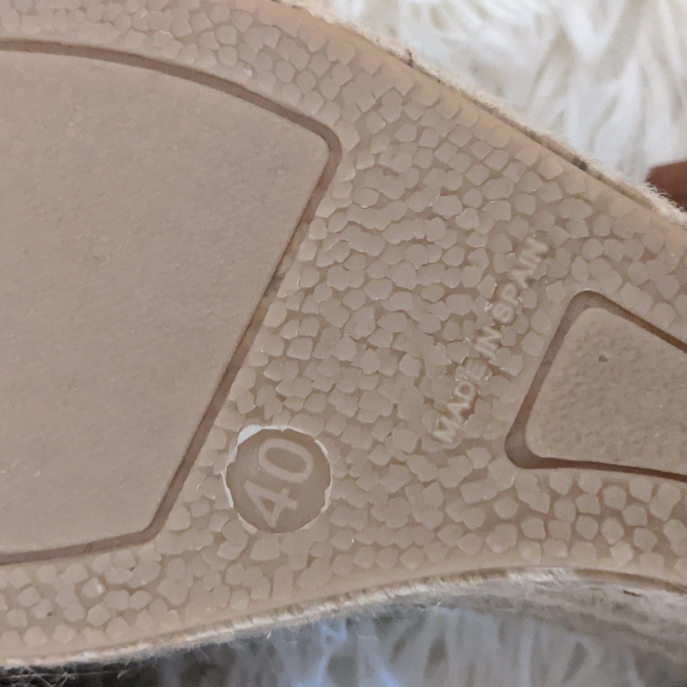 REFORMATION Suede Lace Up Espadrilles Sz 9.5 - Picture 9 of 9